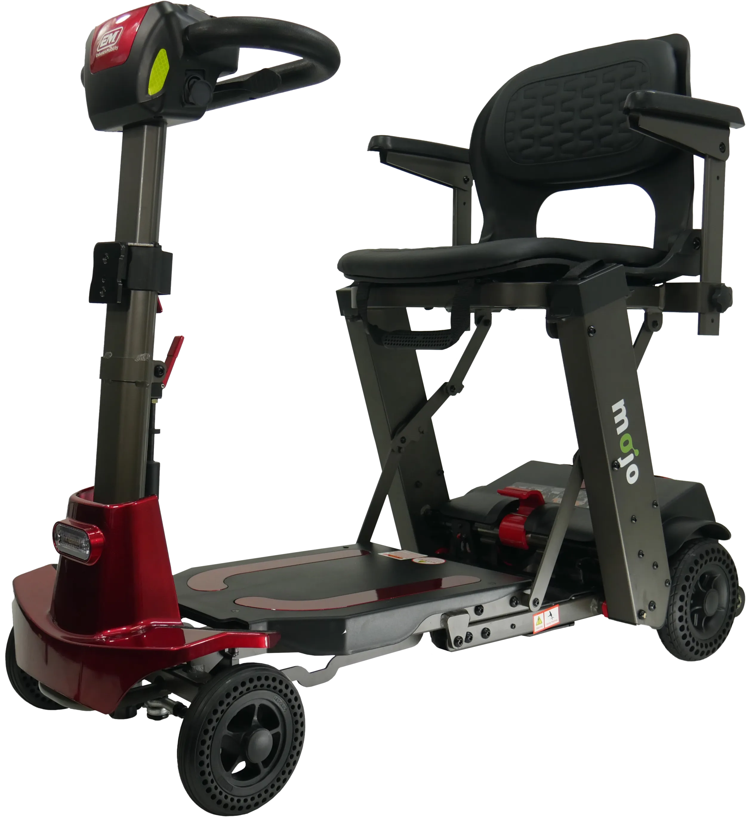 Mojo Manual Folding 4-Wheel Mobility Scooter - from DT Scooters