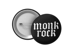 MONKROCK Grunge Logo Button