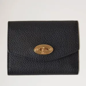 MULBERRY Darley Concertina Wallet SCG in Black