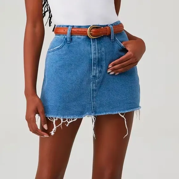 Mumu Denim Skort