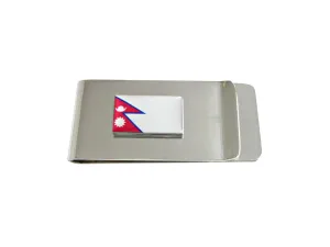 Nepal Flag Money Clip