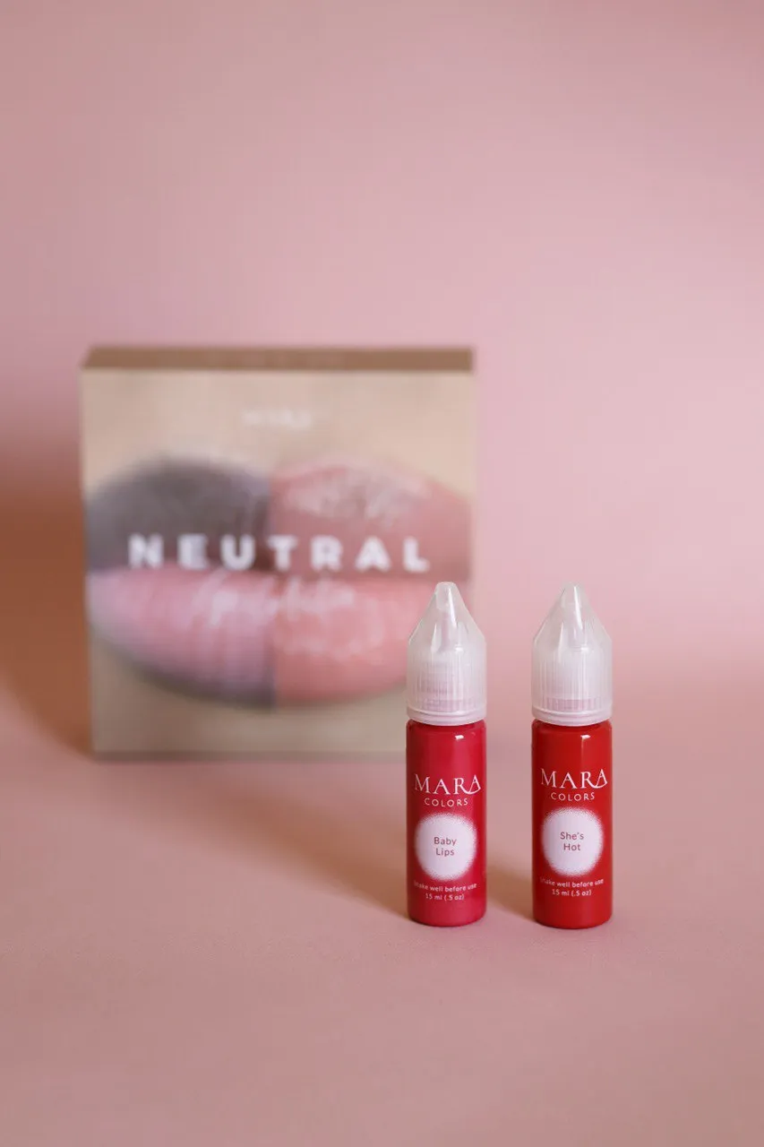 Neutral Lip Pigments Set