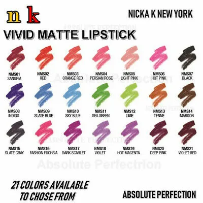 Nicka K Vivid Matte Lipstick