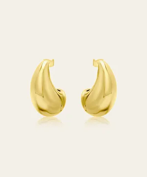 Nina Gold Teardrop Earrings
