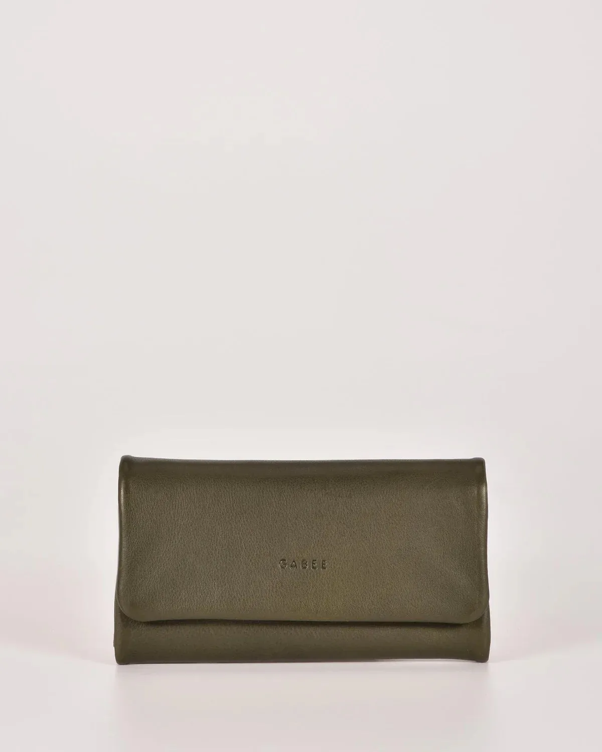 Nina RFID Leather Wallet Olive