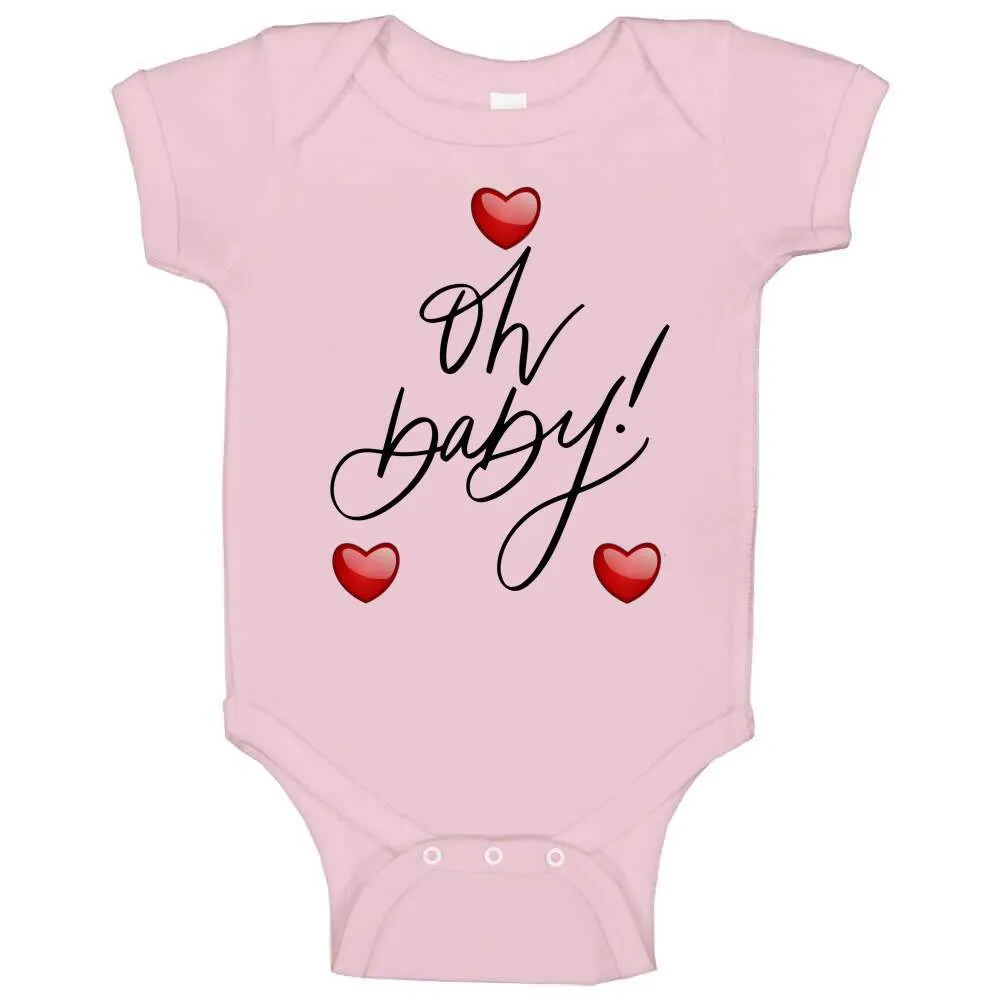 Oh Baby! - White Or Pink - Baby Bodysuit!