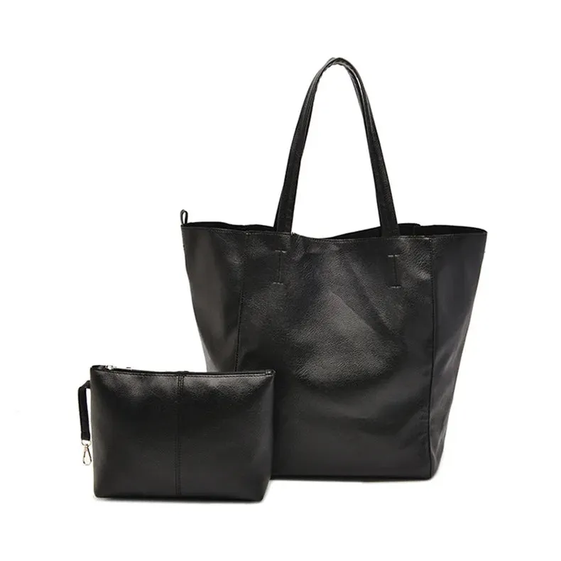 Olivia | Retro Softness Large Capacity Tote Bag