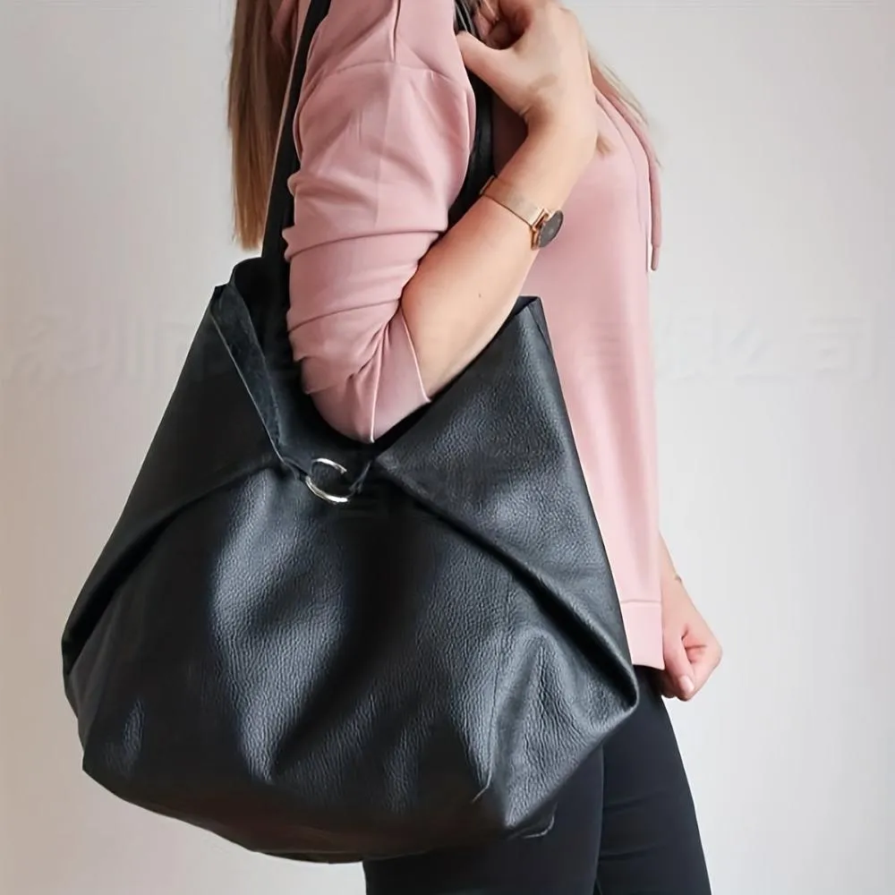 Olivia | Retro Softness Large Capacity Tote Bag