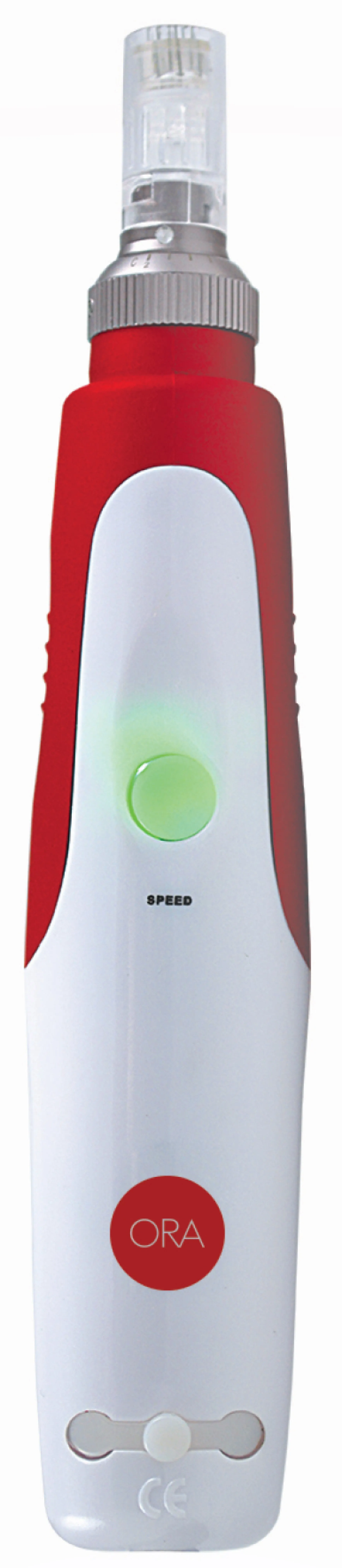 ORA Electric Microneedle Roller Derma Pen System (0.25-2.0 mm Range) - 5 Speeds- CORDED VERSION