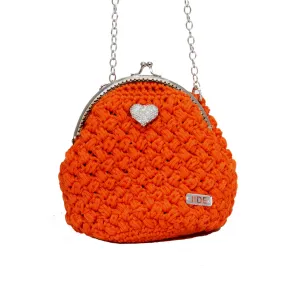 Orange Bowl Crochet Bag