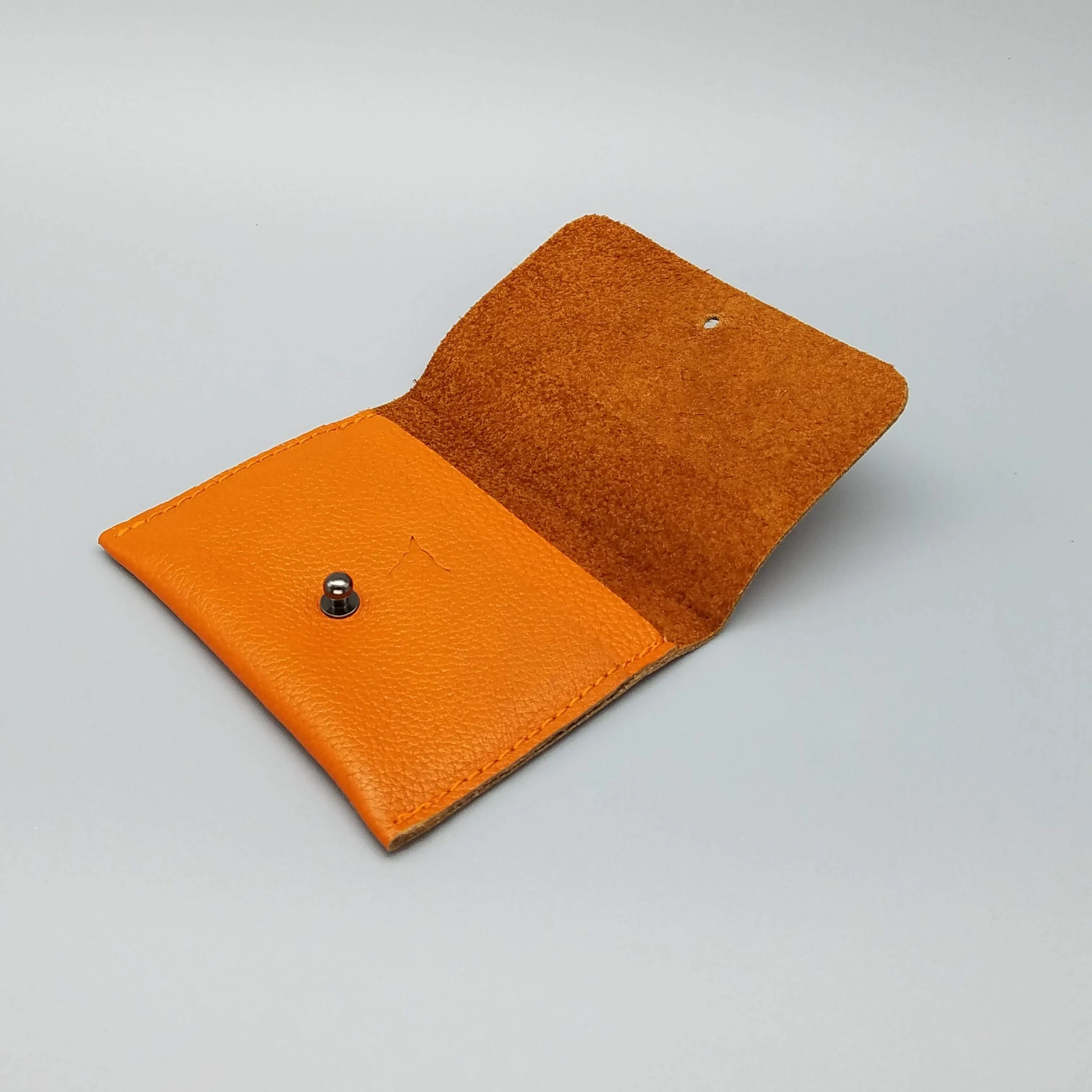 ORANGE LEATHER WALLET