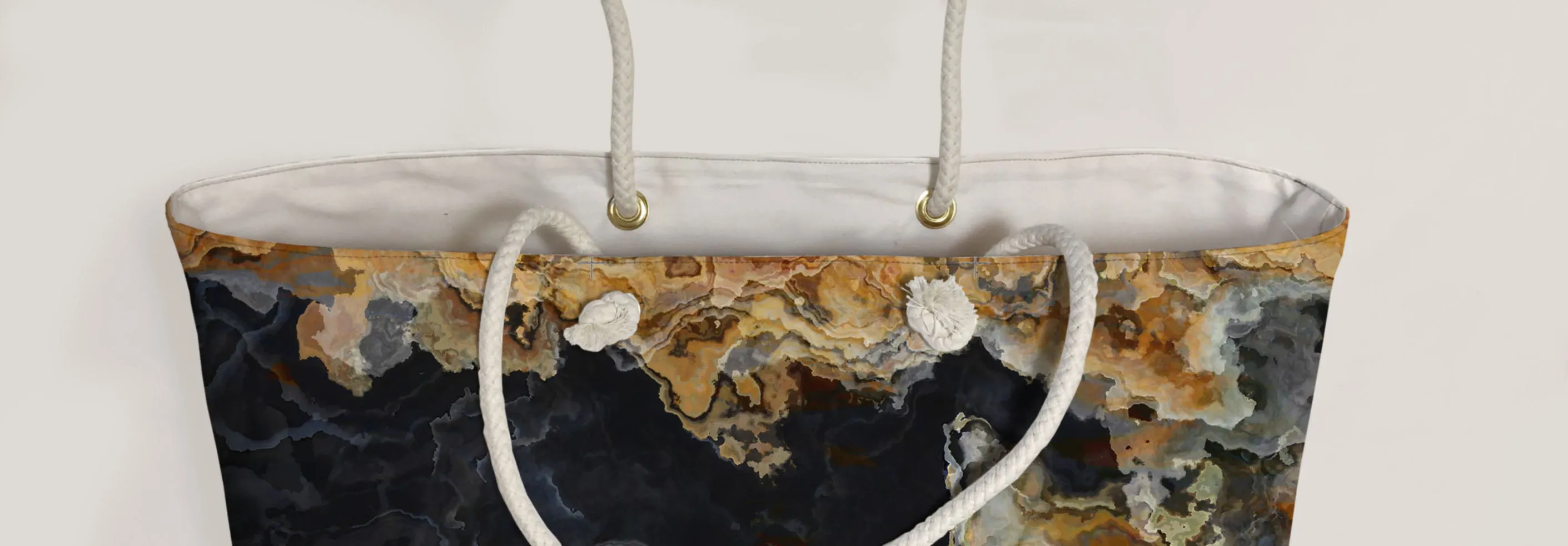 Oversized Tote, Black Canyon