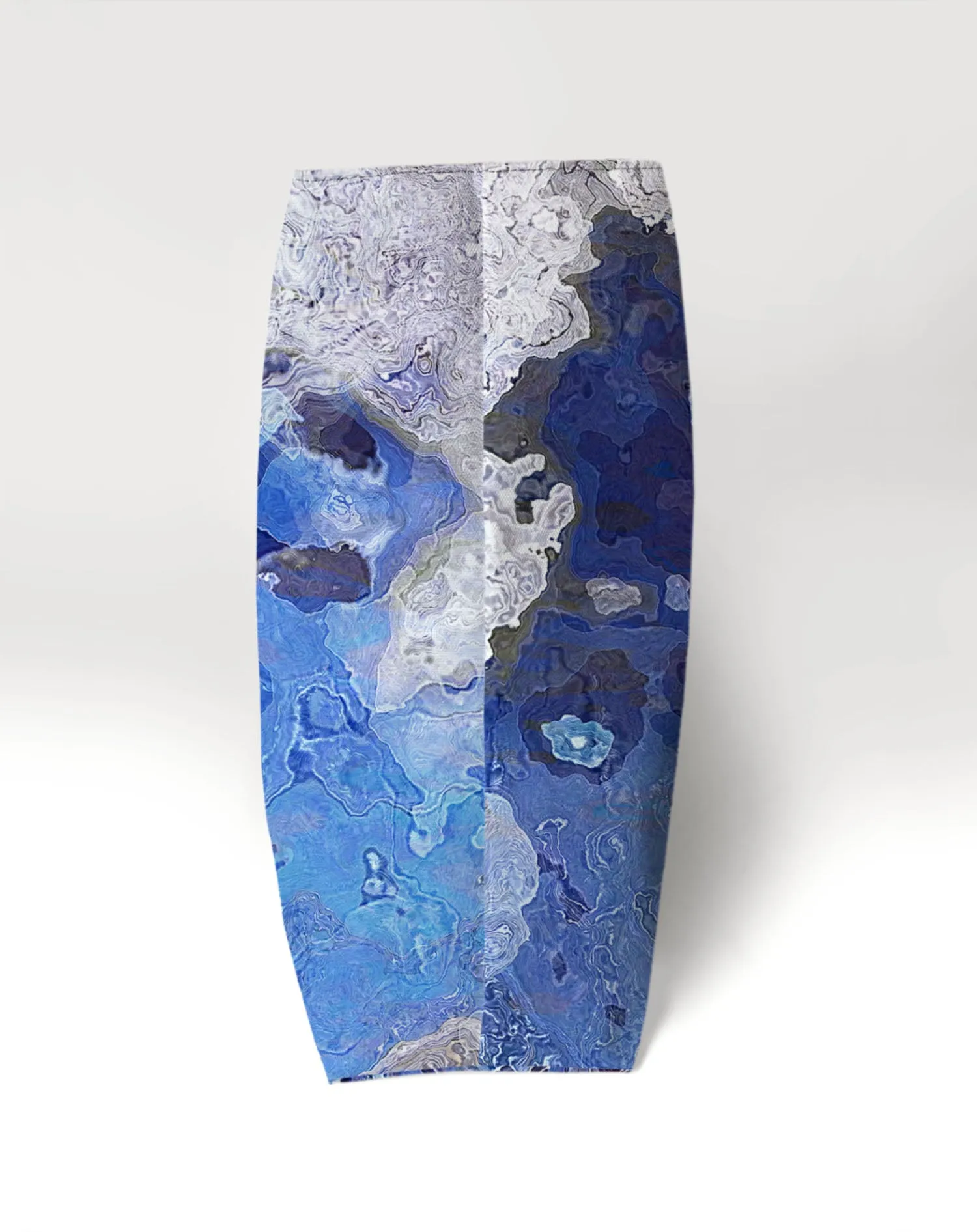 Oversized Tote, Blue Stone