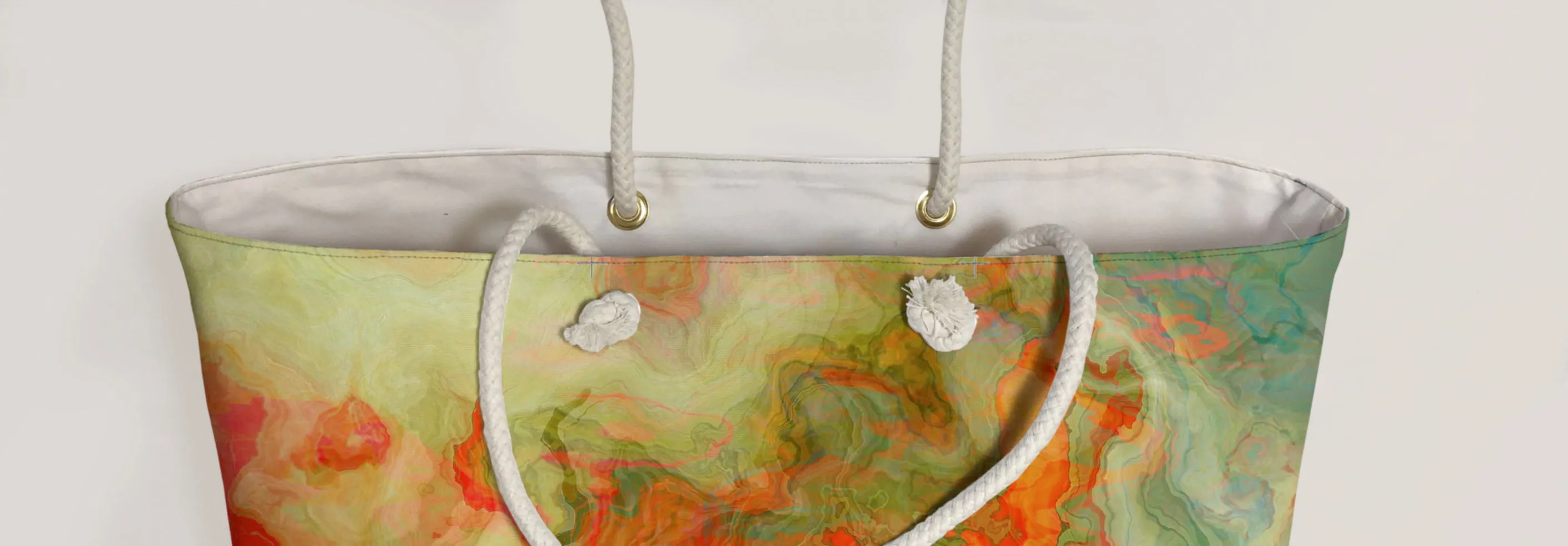 Oversized Tote, On Fire
