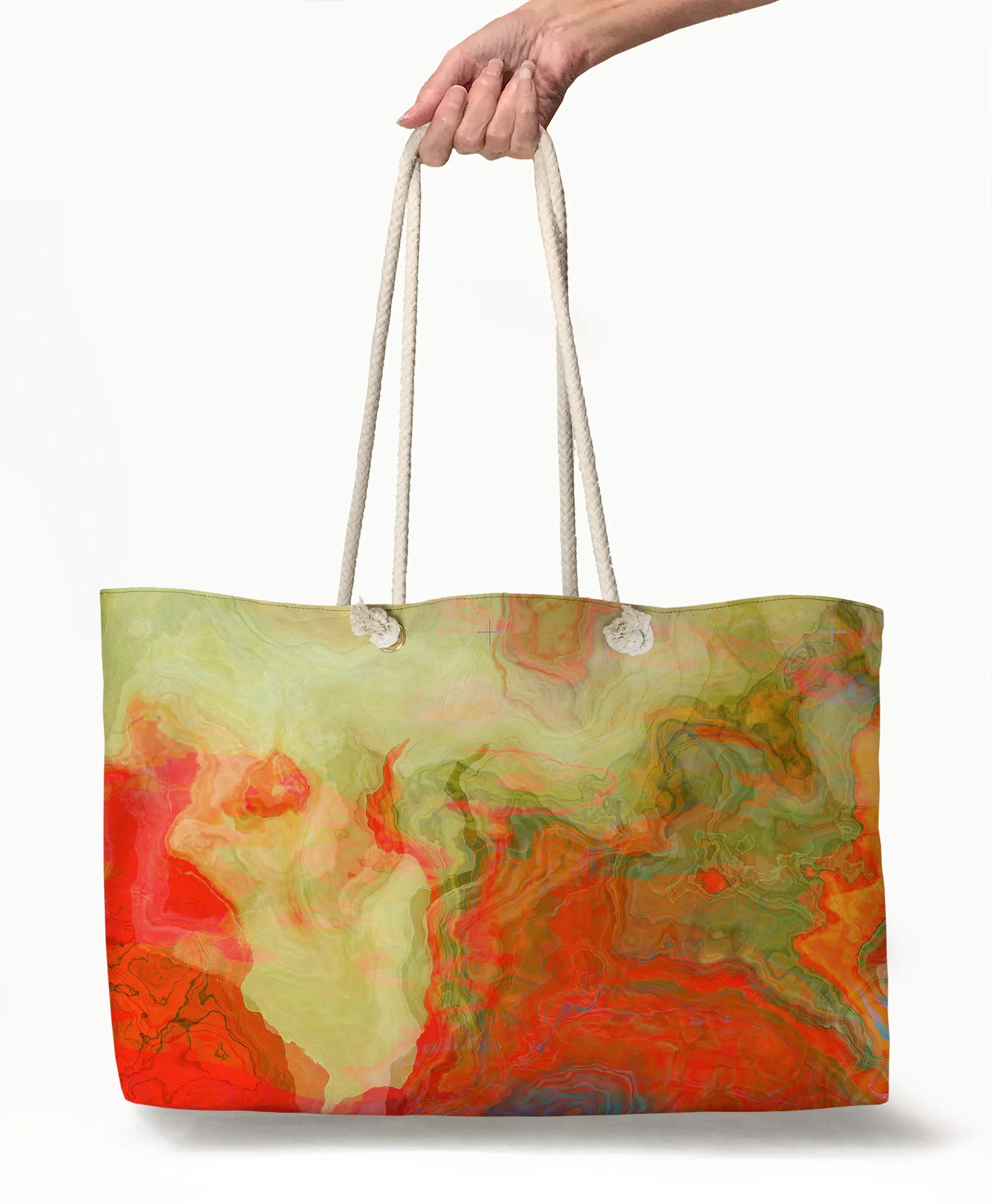 Oversized Tote, On Fire