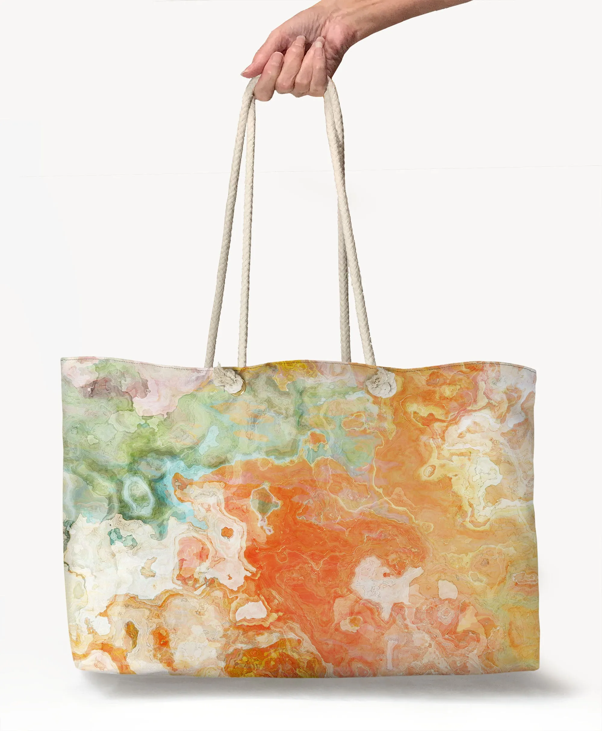 Oversized Tote, Peony