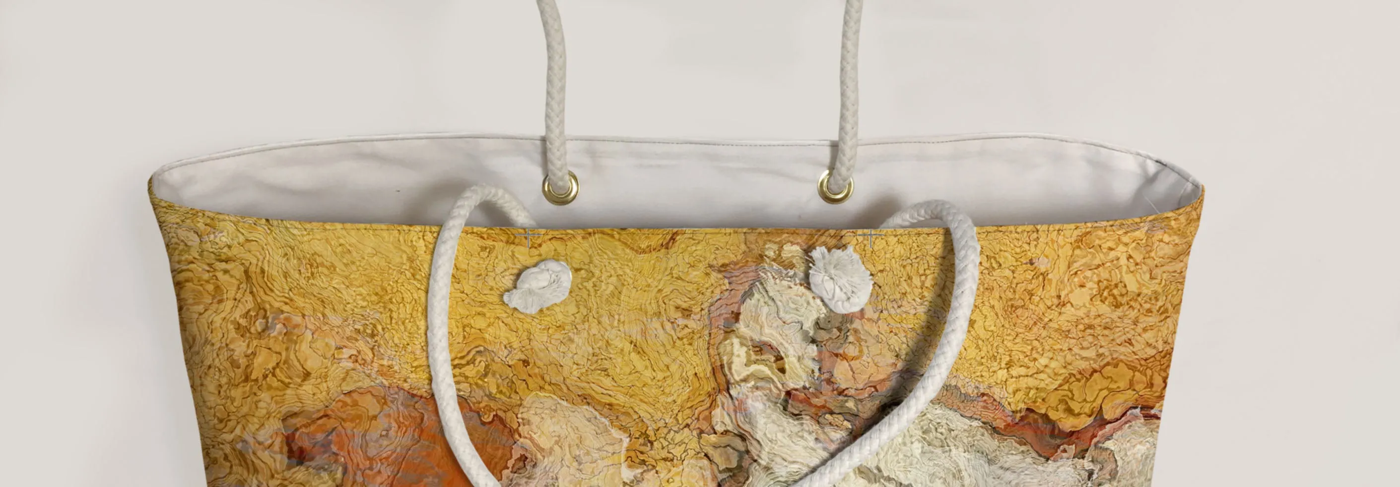 Oversized Tote, Rock Solid