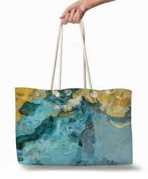 Oversized Tote, Sea and Sand