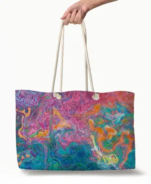 Oversized Tote, Summer Sunrise