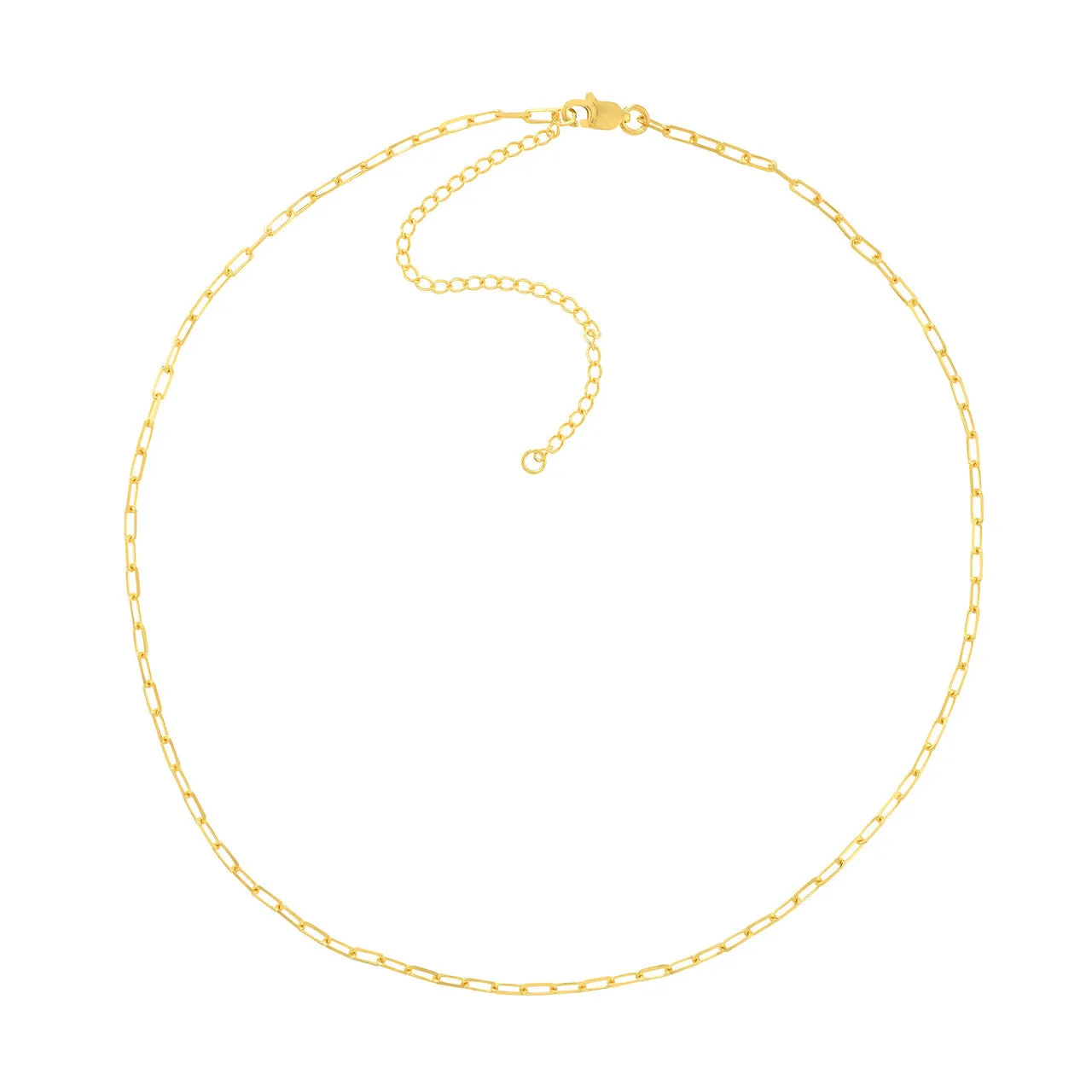 Paper Clip Choker Chain