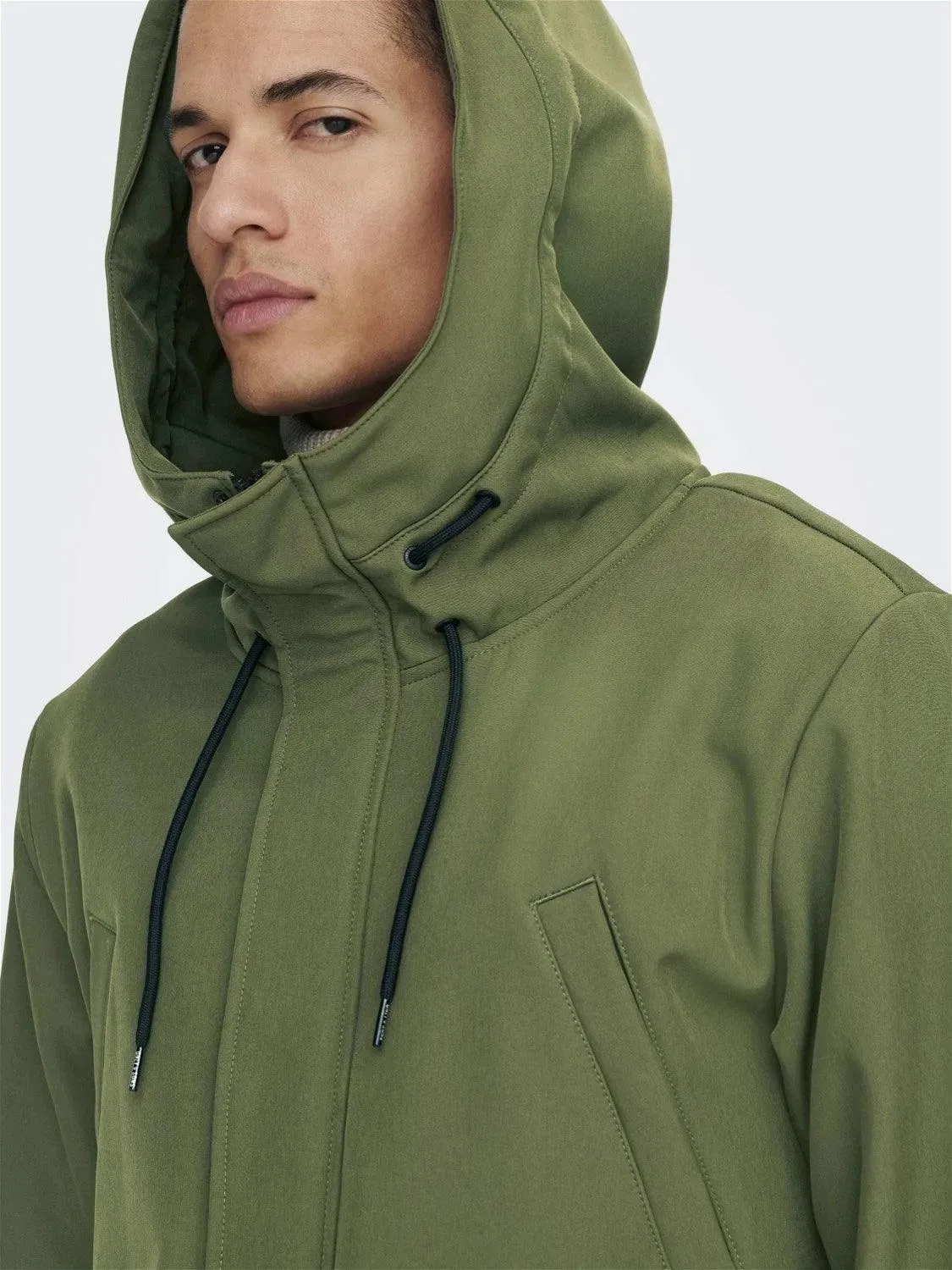 Parka Only&Sons Hall Softshell Oliva
