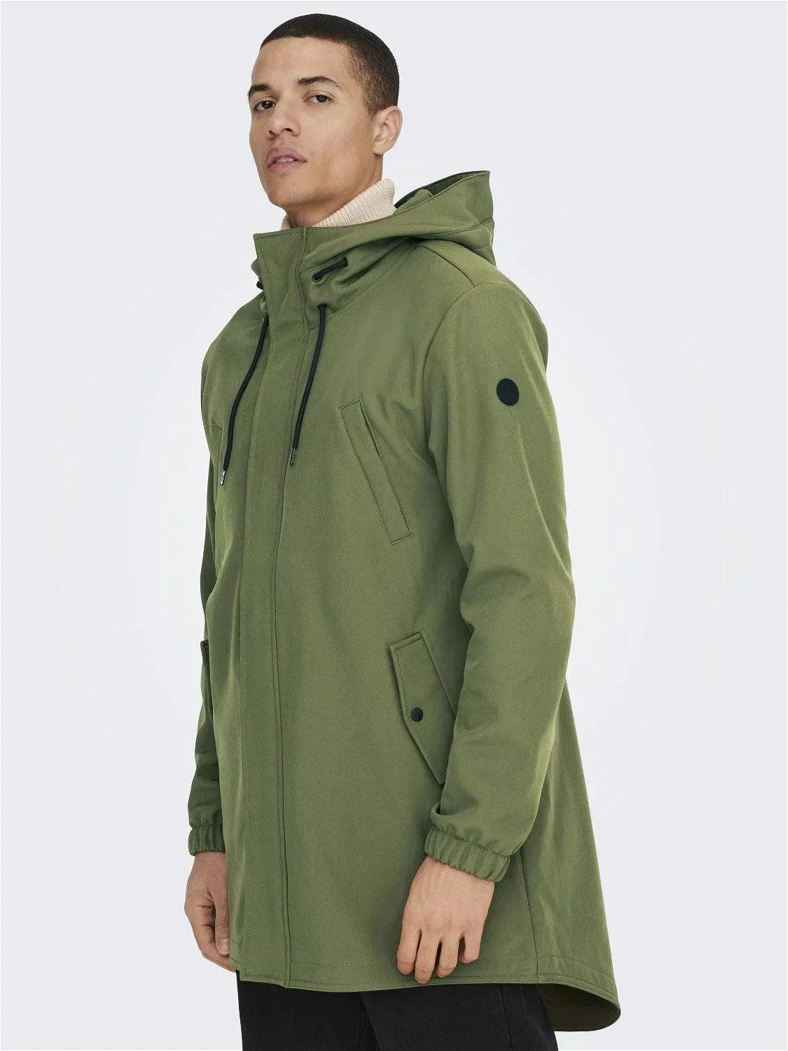 Parka Only&Sons Hall Softshell Oliva