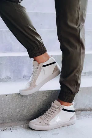 Paulina High Top Sneaker by Shu Shop - White