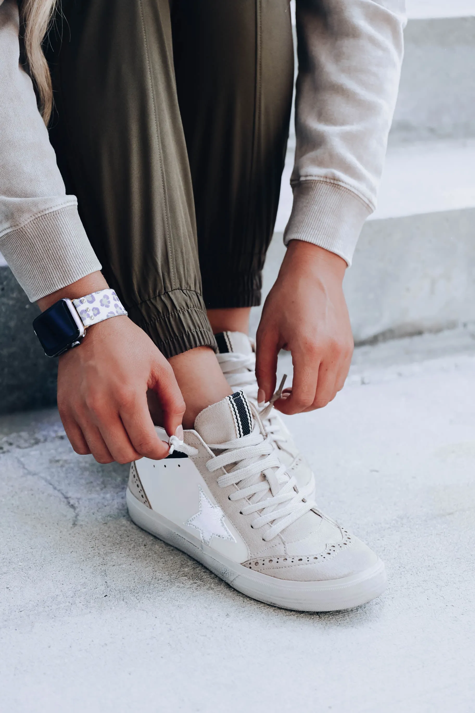 Paulina High Top Sneaker by Shu Shop - White