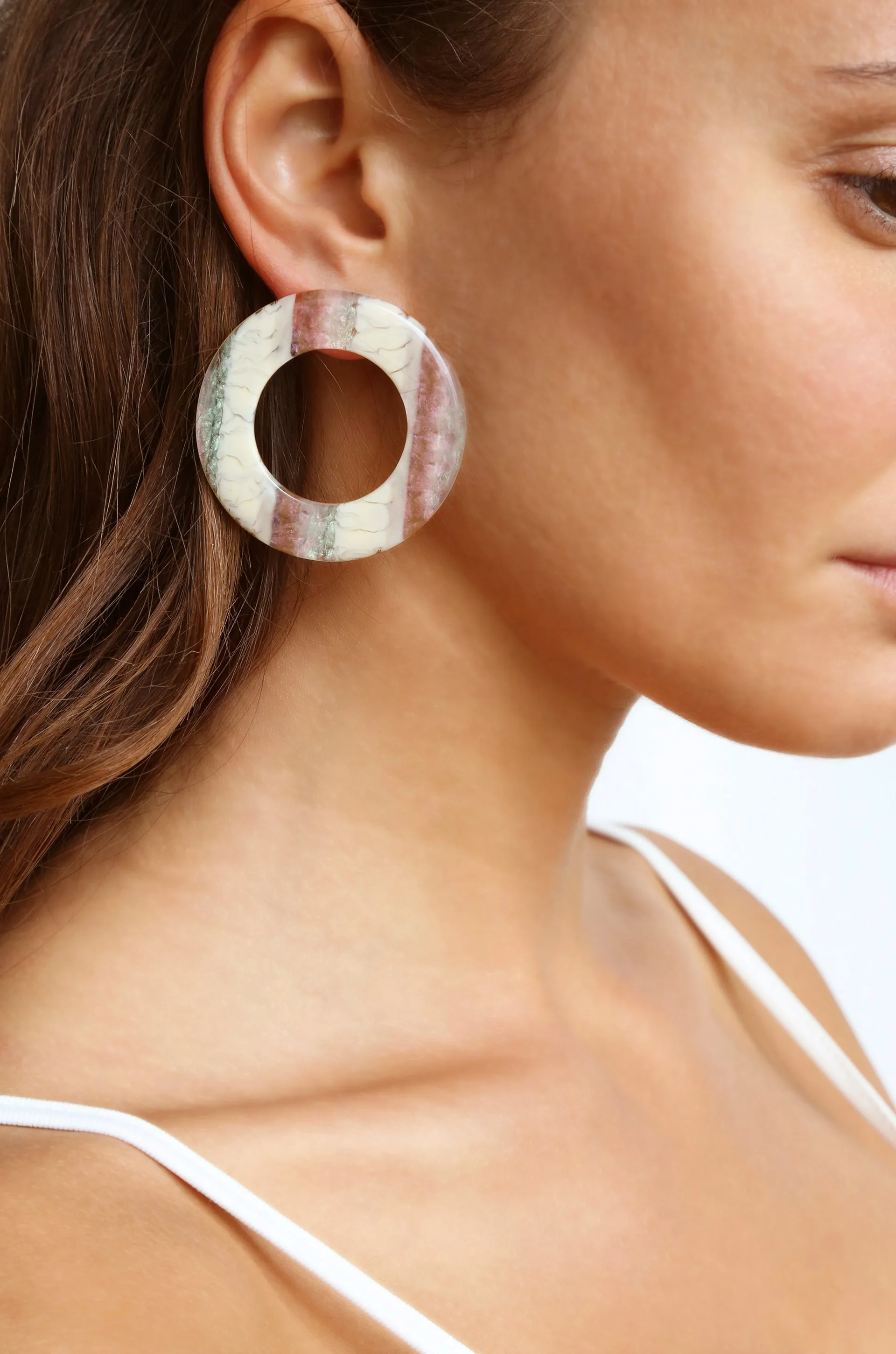 Perfect Pair Neutral Resin Hoops