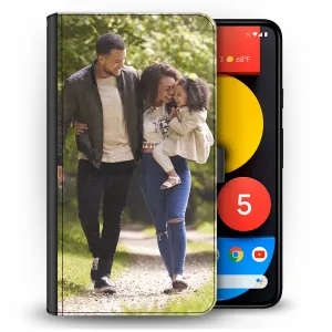 Personalised Leather Wallet Google Pixel Phone Case
