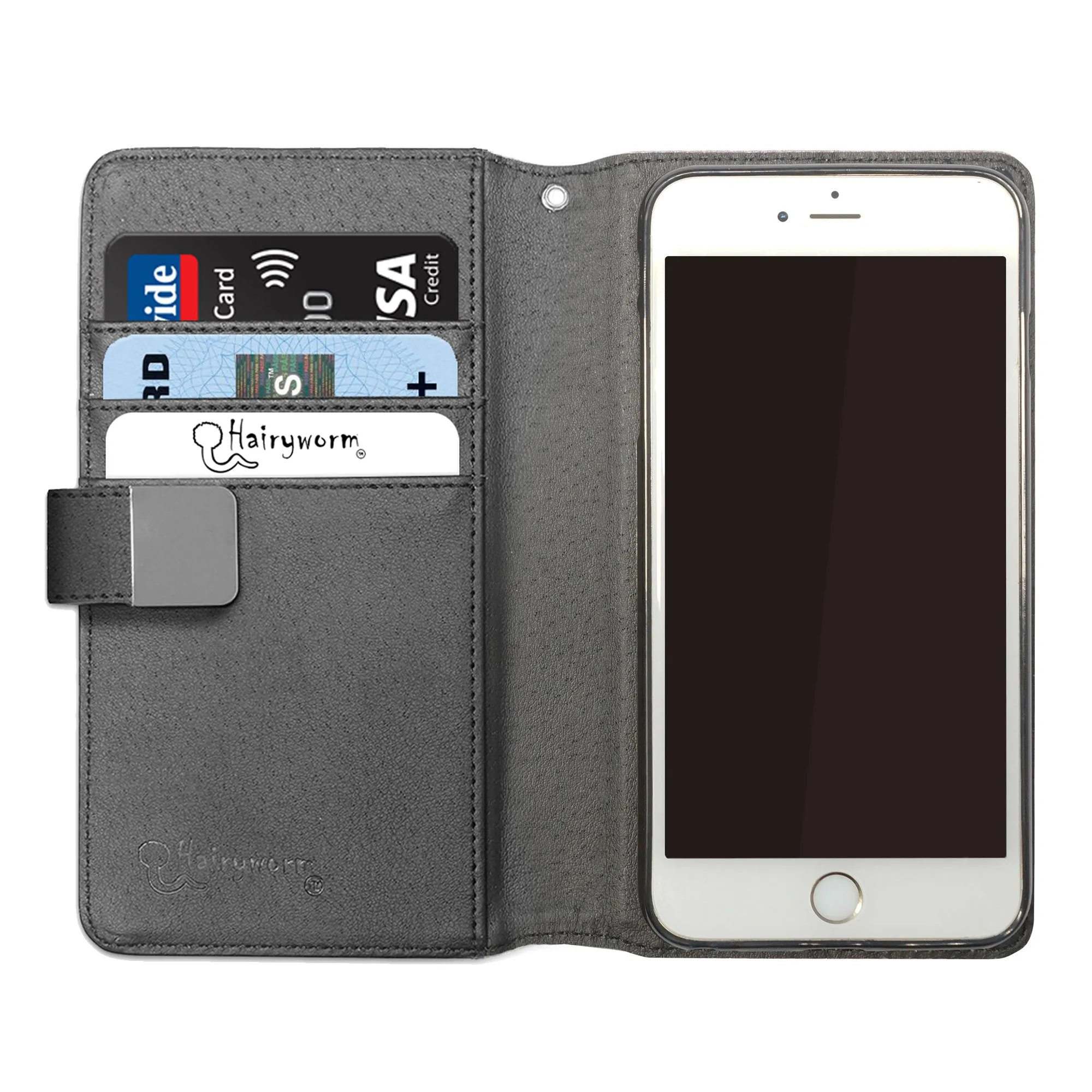 Personalised Leather Wallet Oppo Phone Case