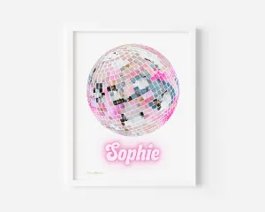 Personalized Wall Art - Disco Ball