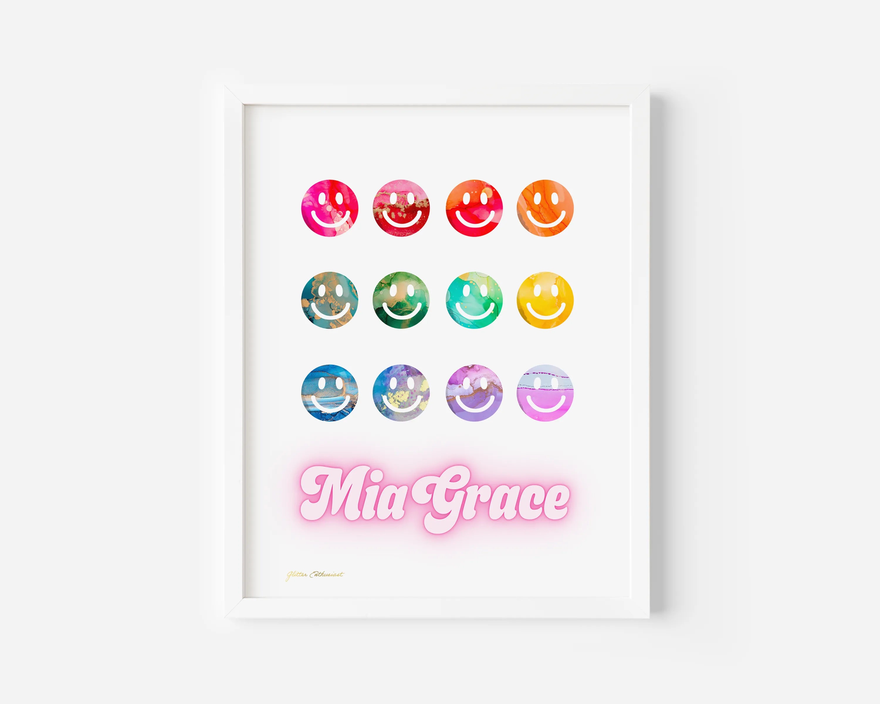 Personalized Wall Art - Happy Happies