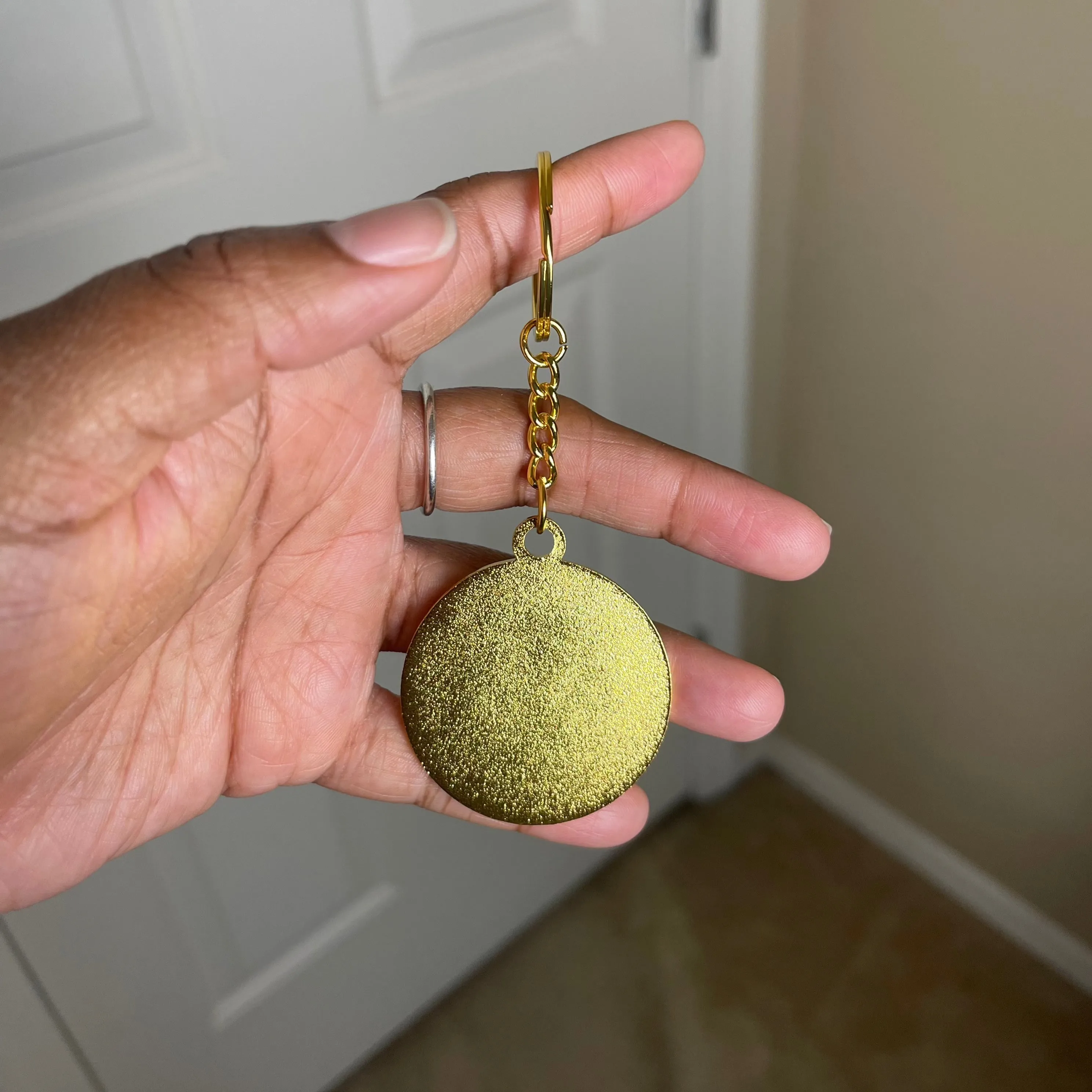 Petty Social Club Metallic and Enamel Keychain