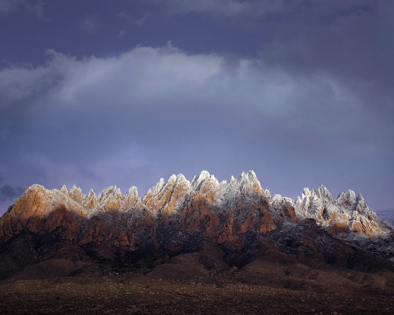 Photography: Snowy Sunset