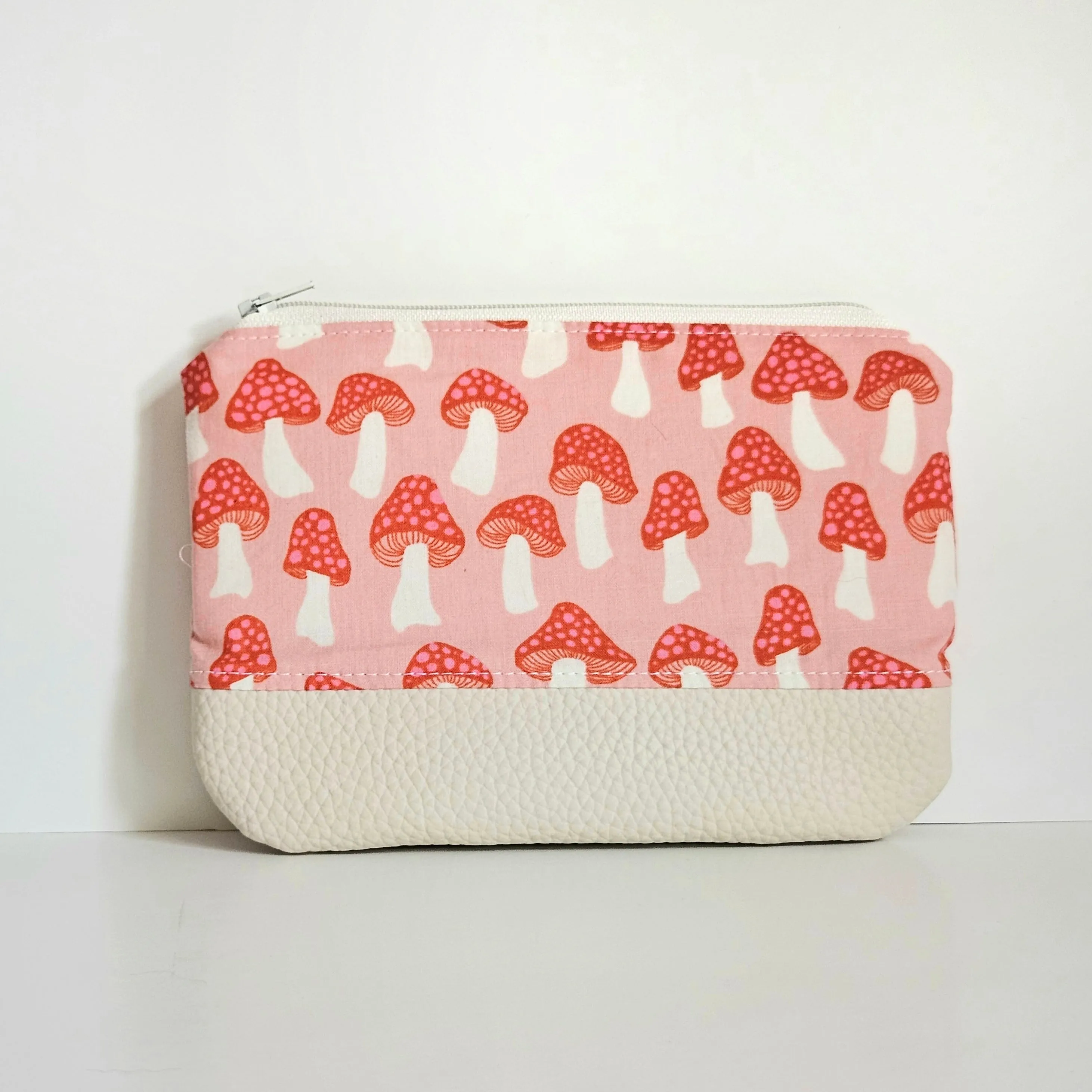 Pink Mushrooms Snack Wallet| Standard Size