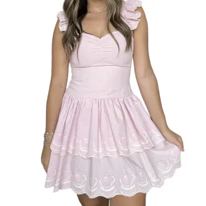 Pink Printed Dress..