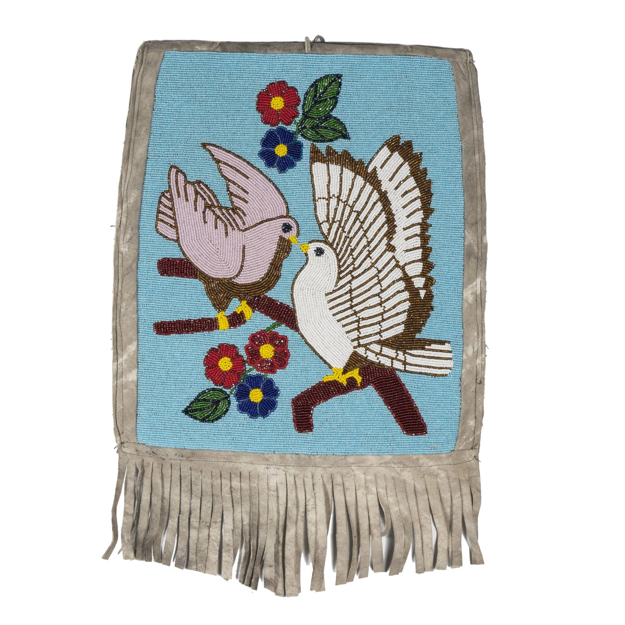 Plateau Flat Bag with Doves