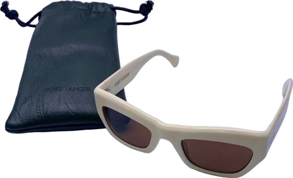 Port Tanger Ivory Square Sunglasses One Size