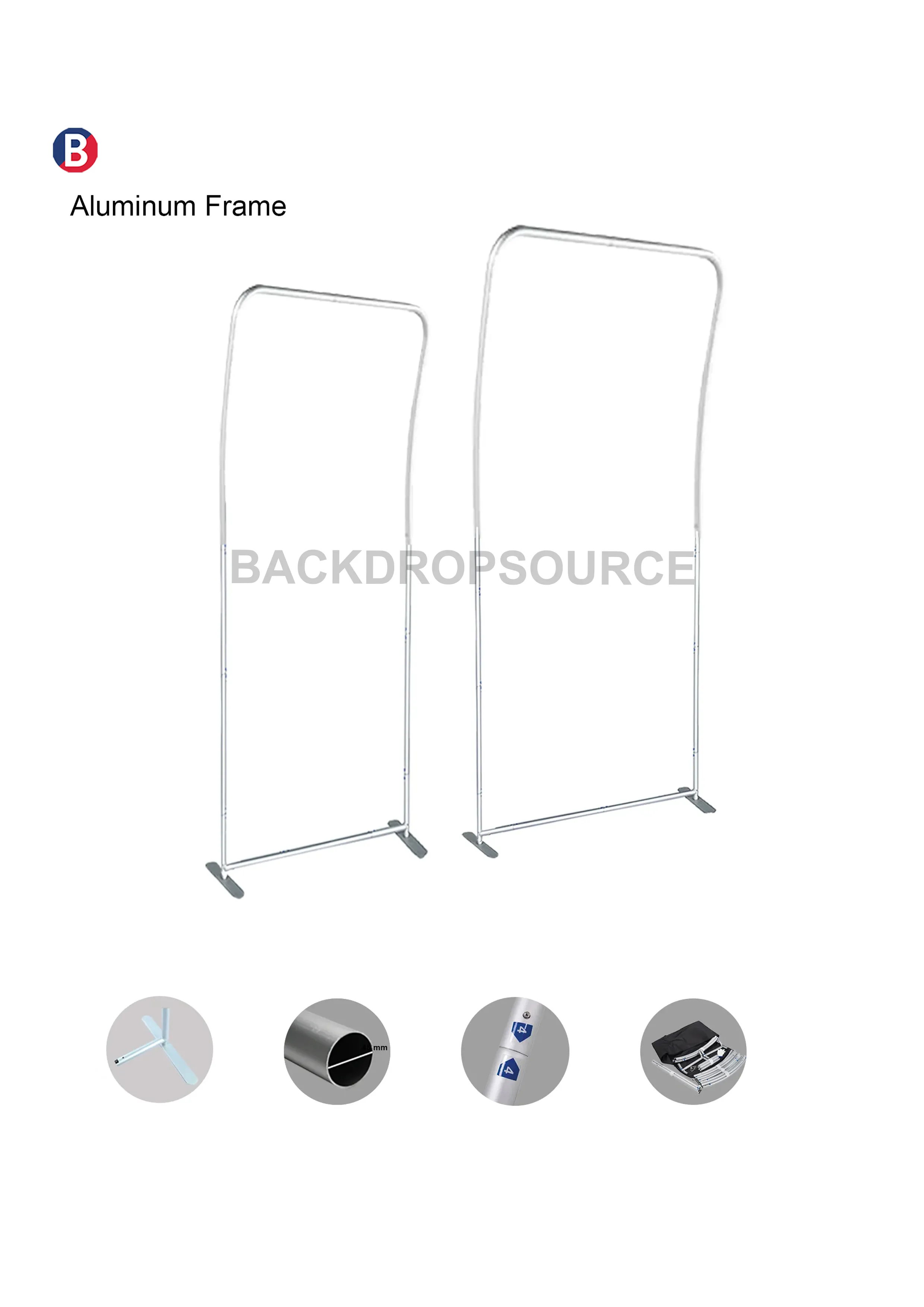 Portable Exhibit Display - Curved