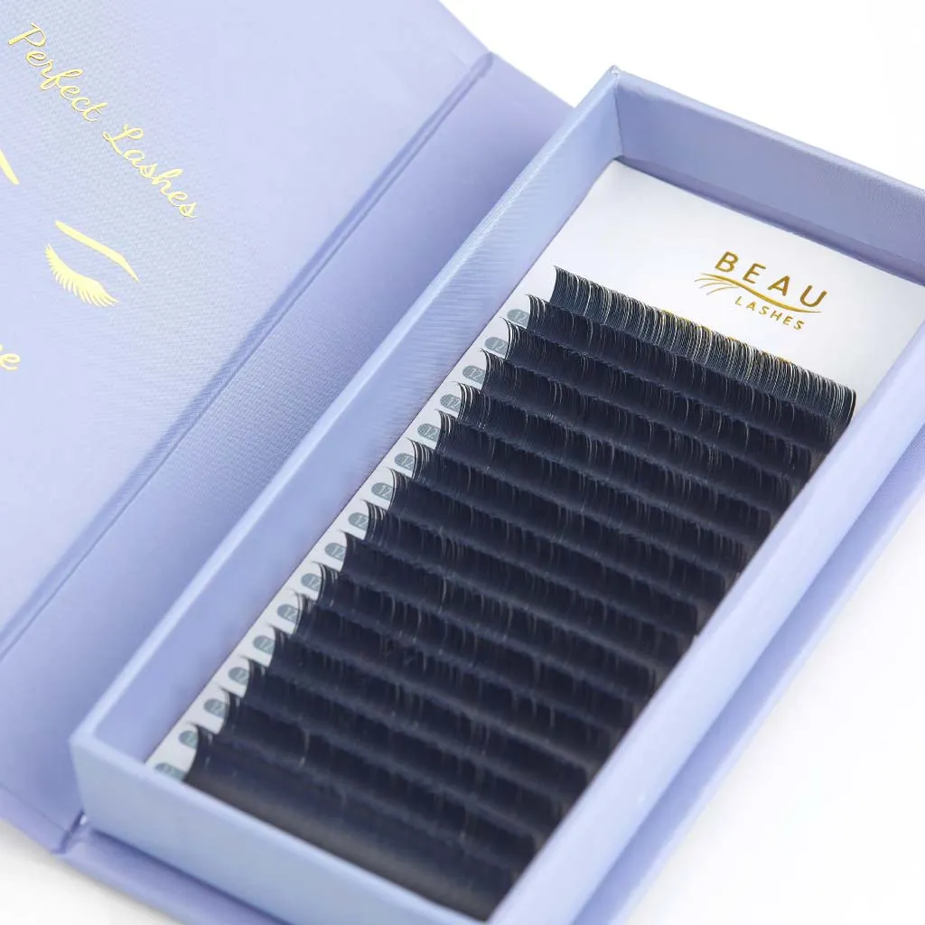 Pro Flat Eyelash Extensions - D Curl