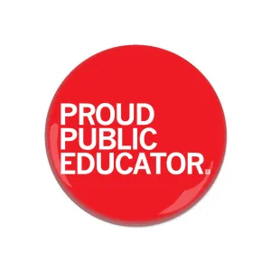 Proud Public Educator Button