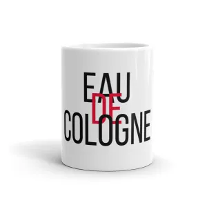 "Eau De Cologne" Ceramic Coffee Mug