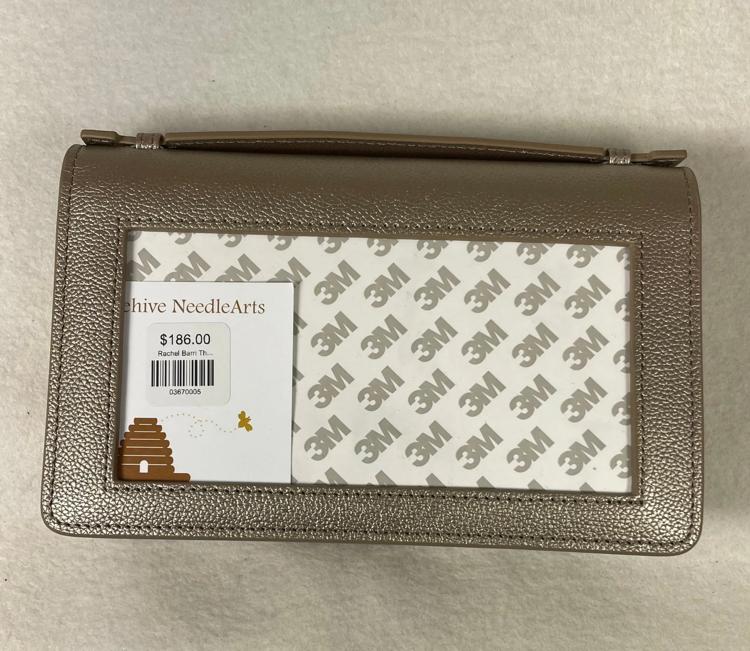 Rachel Barri The Everyday Clutch- Metallic Taupe