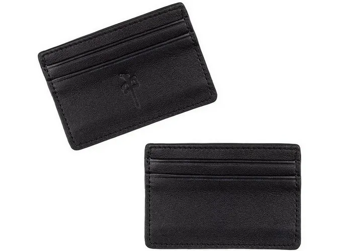 RDS Card Holder Genuine Leather Black