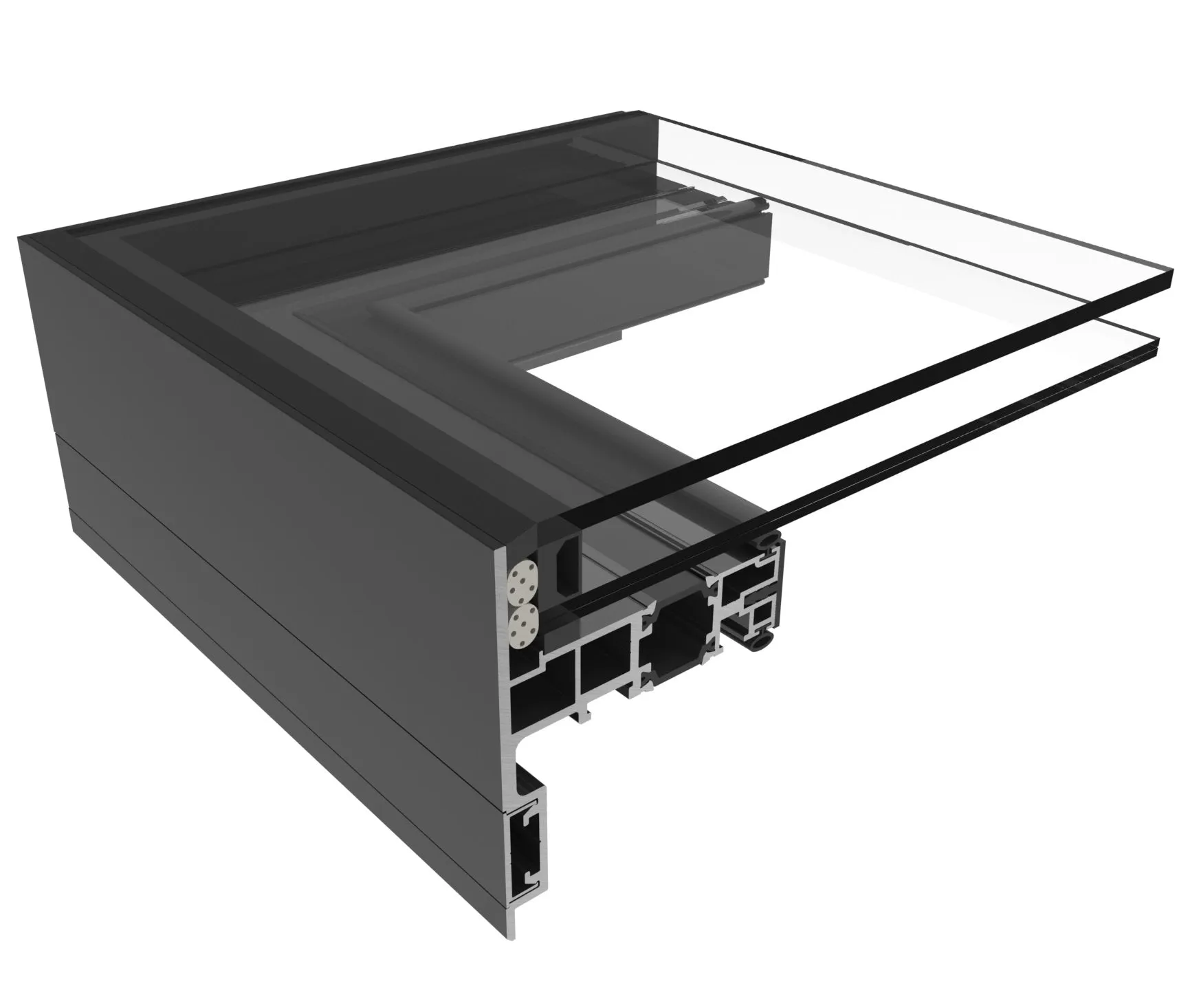 Roofglaze Skyway Fixed Flat Glass Rooflight