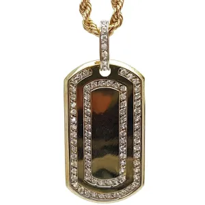 Rope Chain 4.0MM 10K With Armytag en OR 10K MNG-026