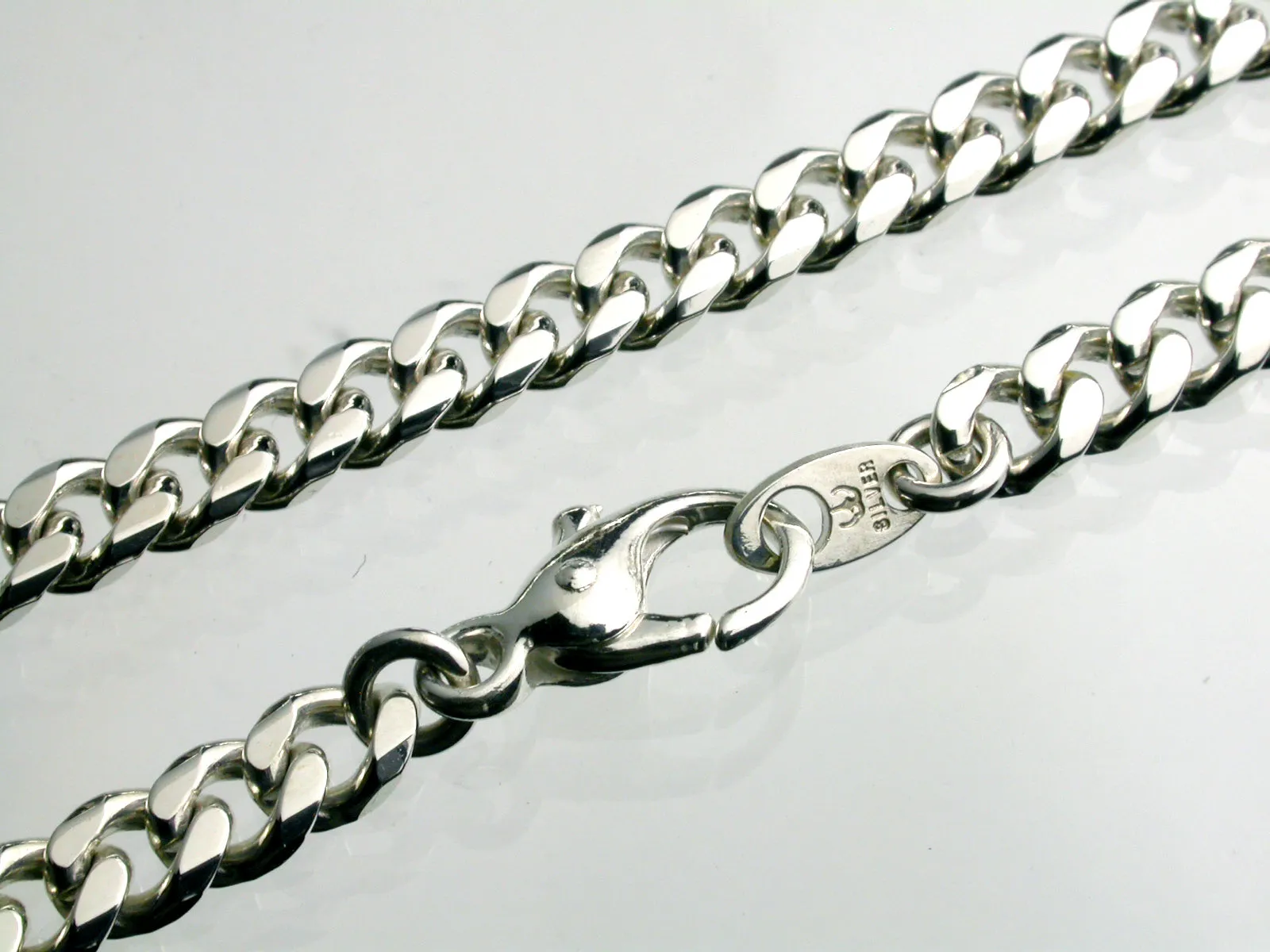 Saito - Curb  Chain (Slender size) Silver 925     (50 cm - 19.685 ")