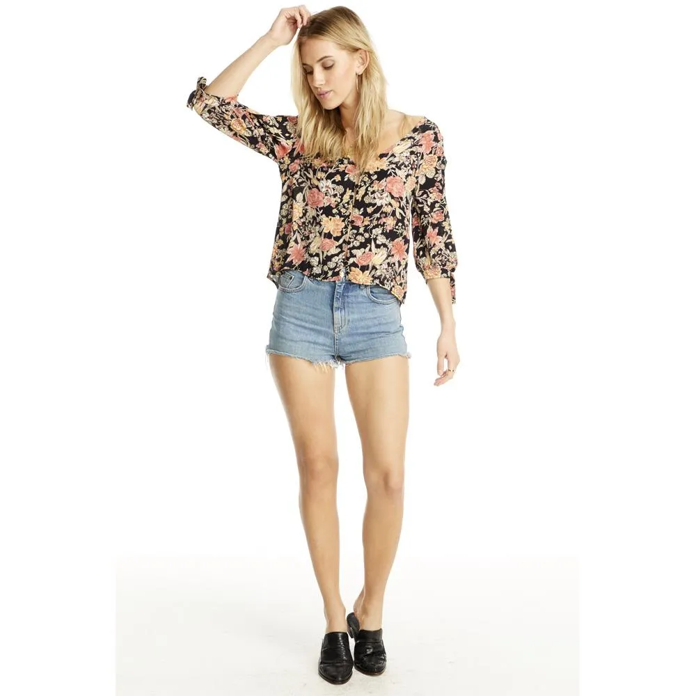 Saltwater Luxe 3/4 Length Sleeve Blouse