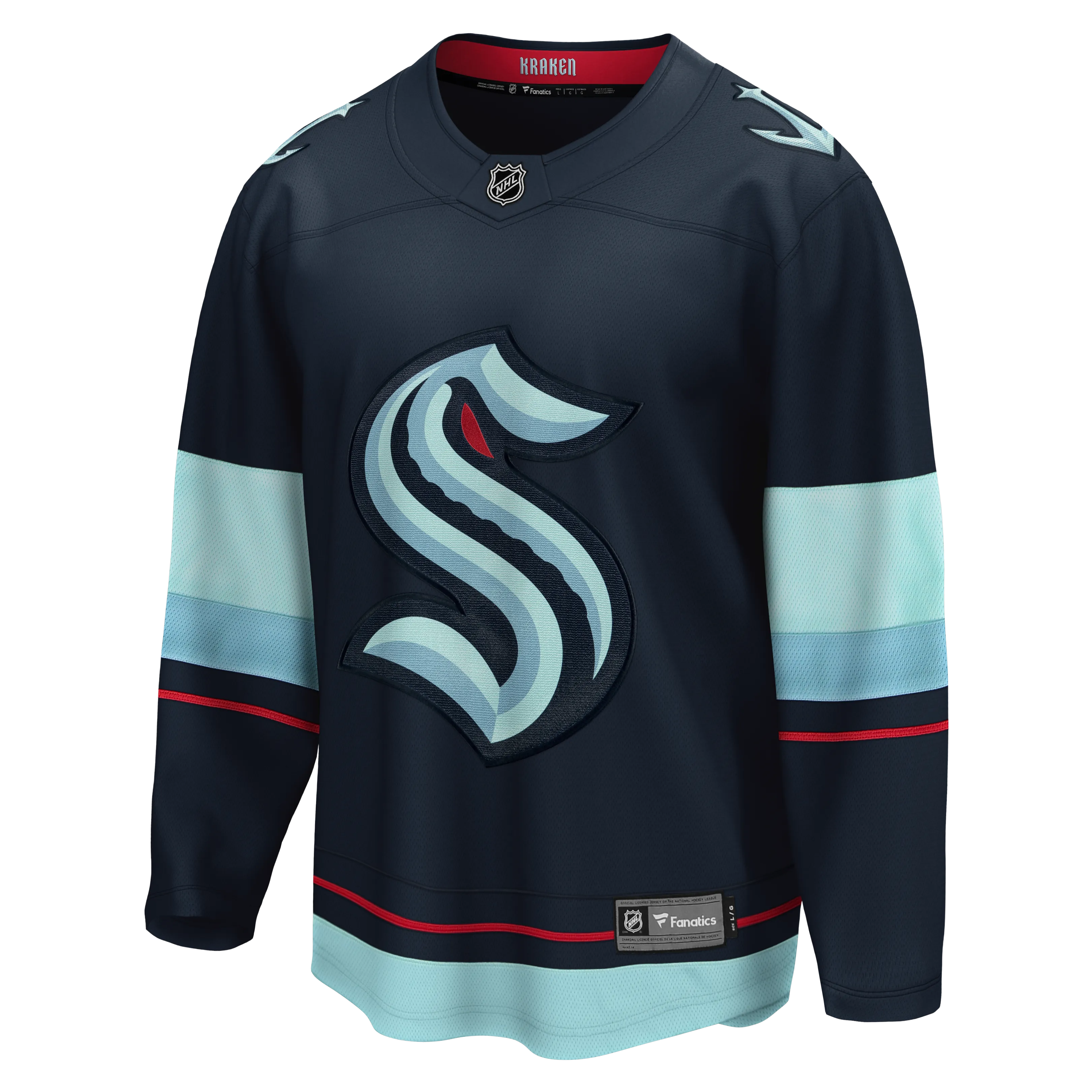 Seattle Kraken Home Breakaway Jersey - Blank
